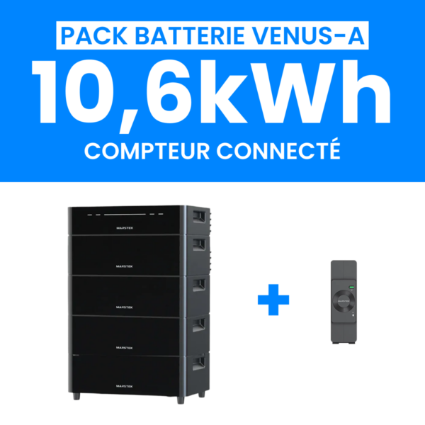 Pack Baterrie Venus A 10,60KWh + Compteur CTA002