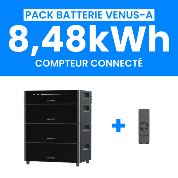 Pack Baterrie Venus A 8,48KWh + Compteur CTA002