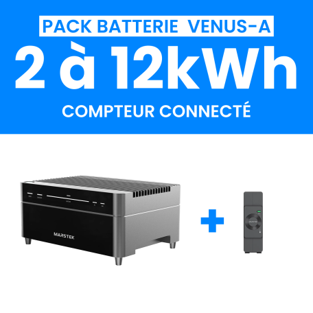 Pack Baterrie Venus A 2,12KWh + Compteur CTA002